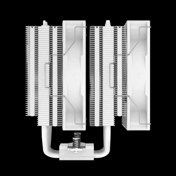 Air Cooler DeepCool AG620 WH ARGB Dual Tower Branco 260W 6 Heatpipes, 2 Fans 120mm - Imagem 3