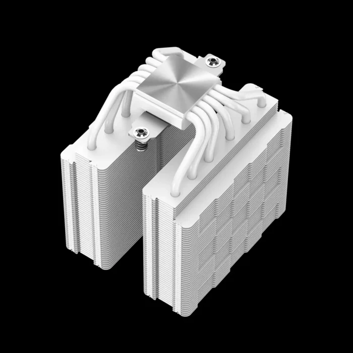 Air Cooler DeepCool AG620 WH ARGB Dual Tower Branco 260W 6 Heatpipes, 2 Fans 120mm - Imagem 4