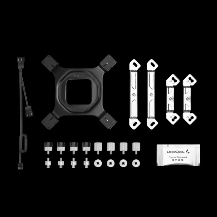 Air Cooler DeepCool AG620 WH ARGB Dual Tower Branco 260W 6 Heatpipes, 2 Fans 120mm - Imagem 7