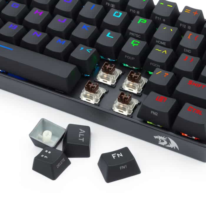 TECLADO MECANICO REDRAGON DRACONIC PRO RGB SW MARROM ABNT2 - Imagem 8