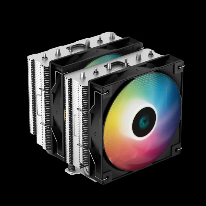 Air Cooler DeepCool AG620 ARGB Preto – Torre Dupla, 260W TDP, 6 Heatpipes, ARGB - Imagem 2