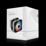 Air Cooler DeepCool AG620 ARGB Preto – Torre Dupla, 260W TDP, 6 Heatpipes, ARGB - Imagem 8