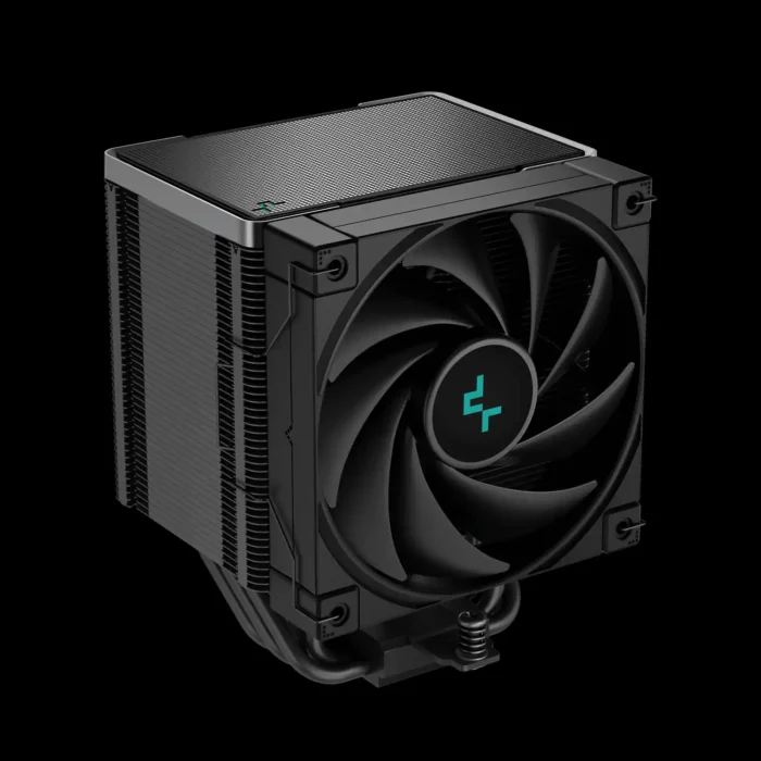 cooler-deepcool-ak500-zero-dark-preto-imagem-1-fundo-preto Air Cooler DeepCool AK500 Zero Dark Preto 120mm 5 Heatpipes R-AK500-BKNNMT-G-1 - Imagem 1