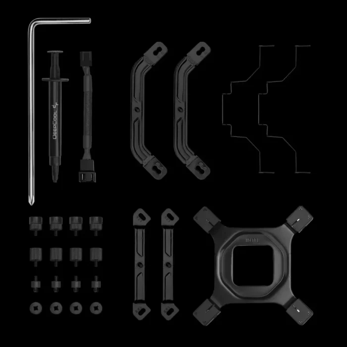 Air Cooler DeepCool AK500 Zero Dark Preto 120mm 5 Heatpipes R-AK500-BKNNMT-G-1 - Imagem 9
