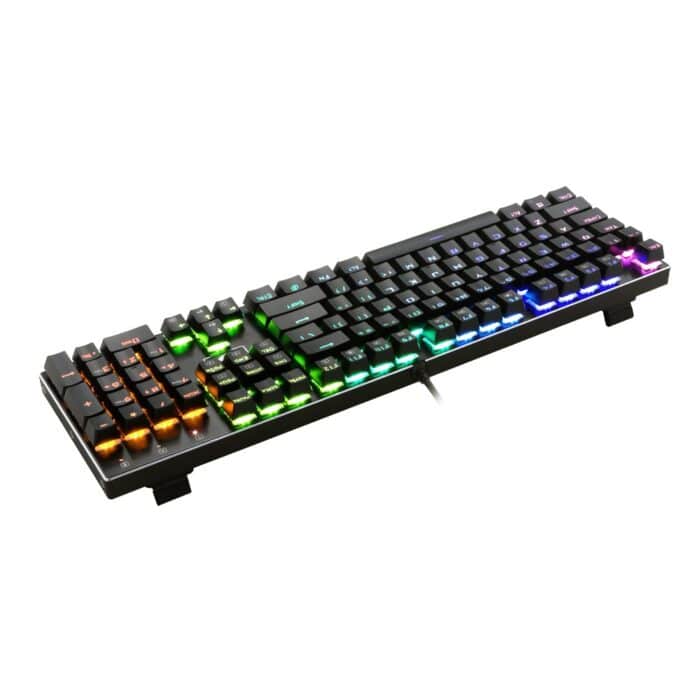 TECLADO MECANICO REDRAGON DEVARAJAS RGB SW BROWN ABNT2 PRETO - Imagem 3