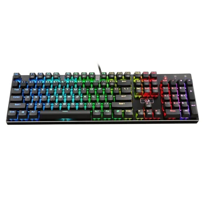 TECLADO MECANICO REDRAGON DEVARAJAS RGB SW BROWN ABNT2 PRETO - Imagem 2