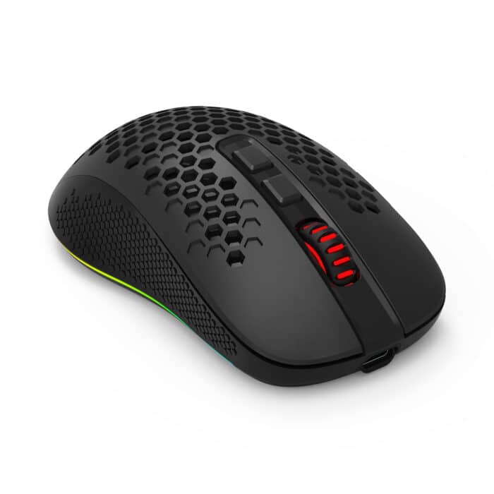 MOUSE GAMER REDRAGON HANA PRETO RGB USB/BT/WIRELESS M694 - Imagem 2