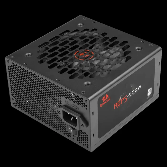 Fonte Redragon 500w 80 Plus White Preto S/ Cabo Ps021 - Imagem 1
