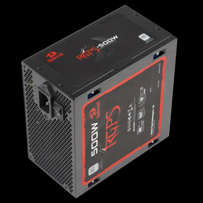 Fonte Redragon 500w 80 Plus White Preto S/ Cabo Ps021 - Imagem 2