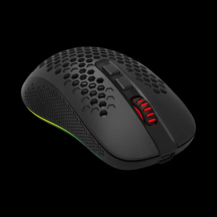 Mouse Redragon Hana Preto Rgb Usb/bt/wireless M694 - Imagem 2