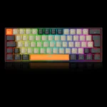 Teclado Mecanico Draconic Pro Sunrise (preto/cinza/laranja) Sw Marrom ABNT2 k530 - Imagem 4