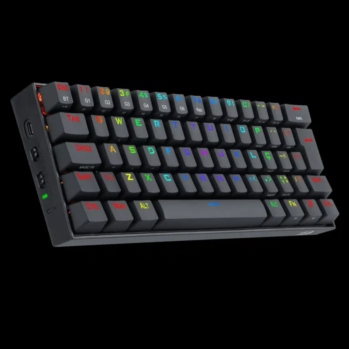 Teclado Redragon Draconic Pro RGB | Mecânico Brown ABNT2 | Sem Fio | SW Marrom | ABNT2 - Imagem 4
