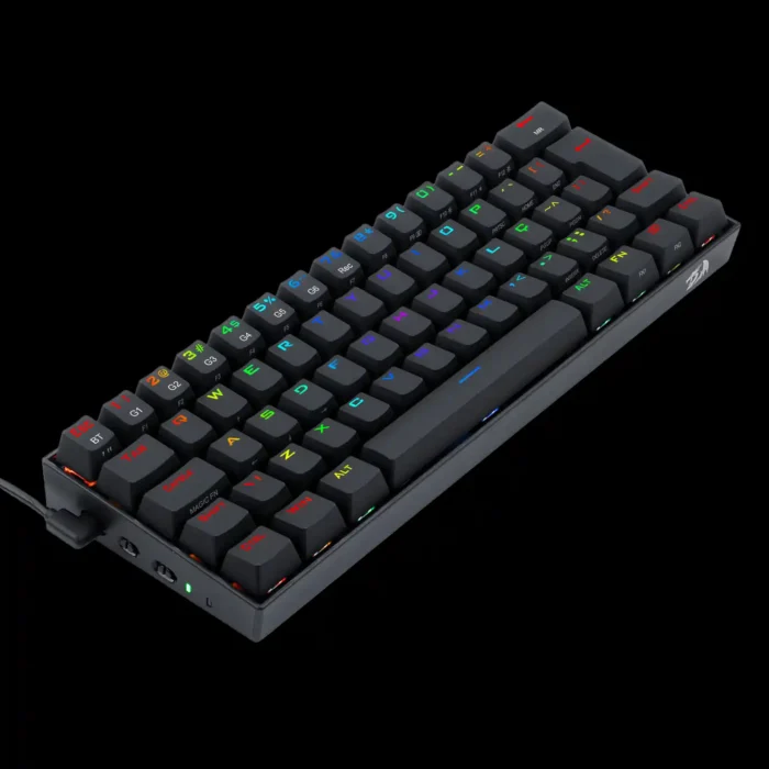 Teclado Redragon Draconic Pro RGB | Mecânico Brown ABNT2 | Sem Fio | SW Marrom | ABNT2 - Imagem 5