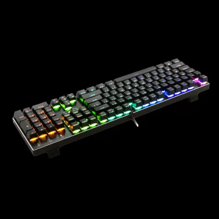 Teclado Redragon Devarajas RGB | Mecânico Brown ABNT2 | Preto | Sw Brown - Imagem 2