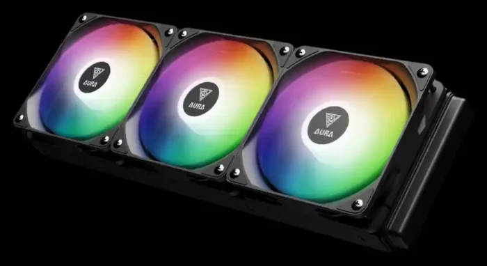 Water Cooler Gamdias Aura GL360 Lite Preto ARGB 360mm - Imagem 2