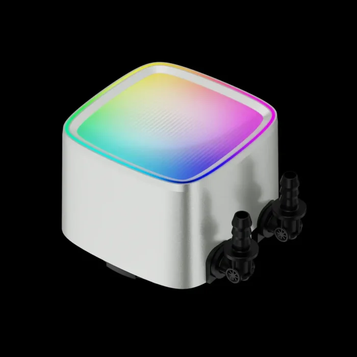 geo-ep-36w-eskimo-pro-36-rgb-branco-imagem-7-fundo-preto Water Cooler Geometric Future Eskimo Pro36 ARGB 360mm Branco - Imagem 4