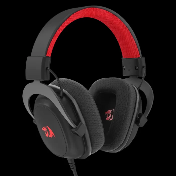 h510-lt-zeus-lite-preto-imagem-2-fundo-preto Headset Gamer Redragon Zeus Lite H510-LT P3 Preto - Imagem 2