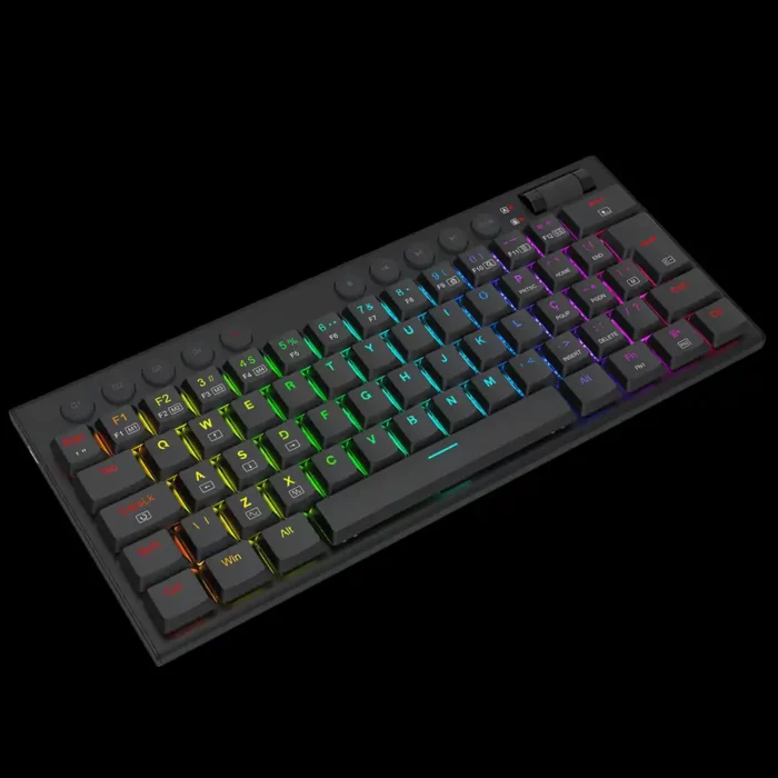 k632-rgb-pt-brown-horus-mini-imagem-3-fundo-preto Teclado Mecânico Redragon Horus Mini K632-RGB 60% Sw Brown - Imagem 1