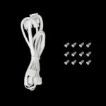 Kit com 3 Fans DeepCool FD12 ARGB Branco 120mm WHAPN3-G - Imagem 7