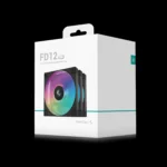 Kit com 3 Fans DeepCool FD12 ARGB Preto 120mm BKAPN3-G - Imagem 7