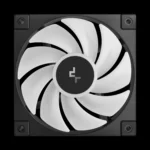 Kit com 3 Fans DeepCool FD12 ARGB Preto 120mm BKAPN3-G - Imagem 4