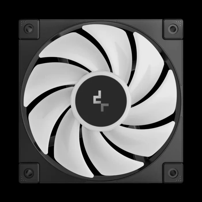 Kit com 3 Fans DeepCool FD12 ARGB Preto 120mm BKAPN3-G - Imagem 4