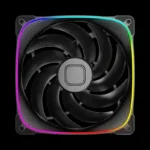 Kit 3 Fans 140mm Geometric Future Squama 2503B-14T ARGB Preto - Imagem 2