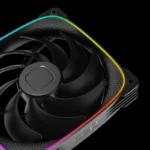 Kit 3 Fans 140mm Geometric Future Squama 2503B-14T ARGB Preto - Imagem 5