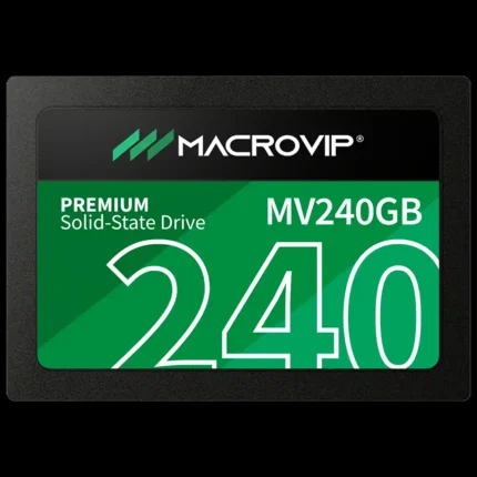 SSD 2.5” Macrovip Premium 240GB SATA III Preto e Verde