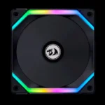Kit 3 Fans ARGB Redragon By Lian-Li Uni Fan SL120 Preto Modular C/ Controladora - Imagem 2