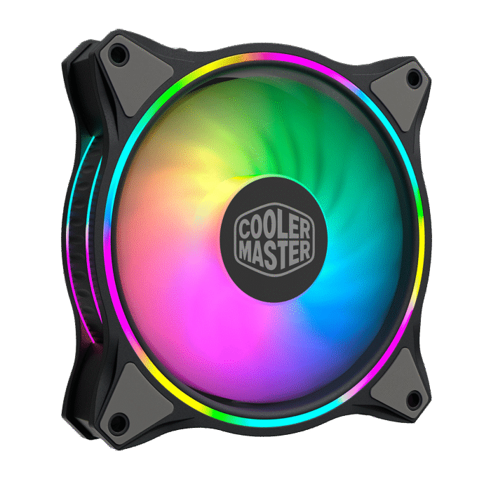 Kit 3 Fans MasterFan MF120 Halo 120mm ARGB PWM Coolermaster - Imagem 2