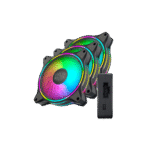 Kit 3 Fans MasterFan MF120 Halo 120mm ARGB PWM Coolermaster - Imagem 3