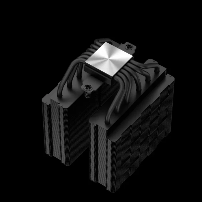 cooler-deepcool-ag620-bk-preto-imagem-6-fundo-preto Air Cooler DeepCool AG620 Full Black Preto Dual-Tower ARGB - Imagem 10