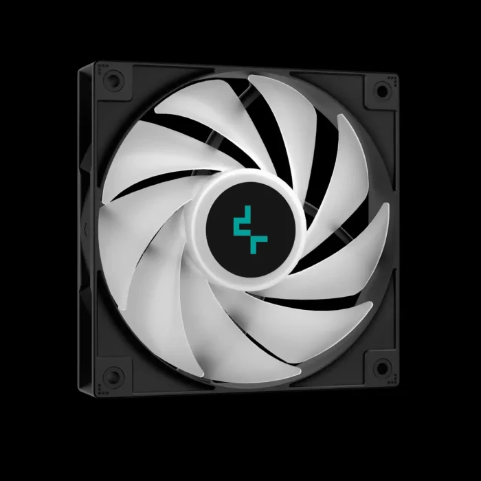cooler-deepcool-ag620-bk-preto-imagem-8-fundo-preto Air Cooler DeepCool AG620 Full Black Preto Dual-Tower ARGB - Imagem 3