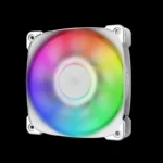 Kit 3 Fans 120mm Geometric Future Squama 2301W-1 ARGB Branco - Imagem 2