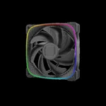 Kit 3 Fans 120mm Geometric Future Squama 2503B-3 ARGB Preto - Imagem 3