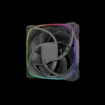 Kit 3 Fans 120mm Geometric Future Squama 2503B-3 ARGB Preto - Imagem 4