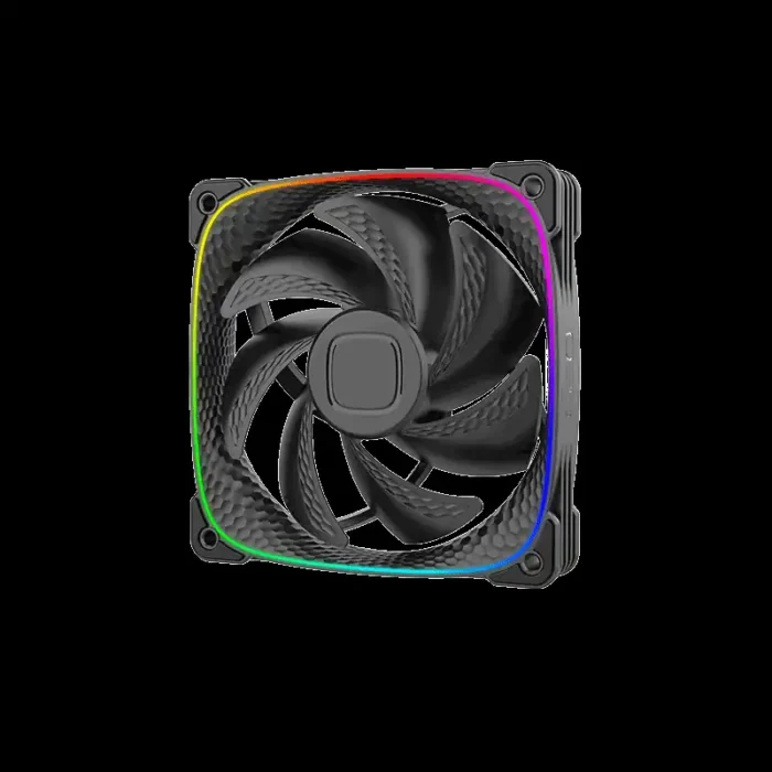geo-s2503rb-1-squama-reverse-blade-2503b-rgb-preto-imagem-2-fundo-preto Fan 120mm Geometric Future Squama 2503R ARGB Reverse Blade - Imagem 2