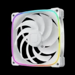 Kit 3 Fans 140mm Geometric Future Squama 2503W ARGB Branco - Imagem 2