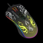 Mouse Gamer Redragon X Harry Potter Cobra RGB Hufflepuff - Imagem 4
