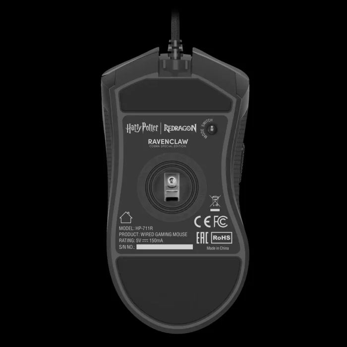 Mouse Gamer Redragon X Harry Potter Cobra RGB Ravenclaw - Imagem 6