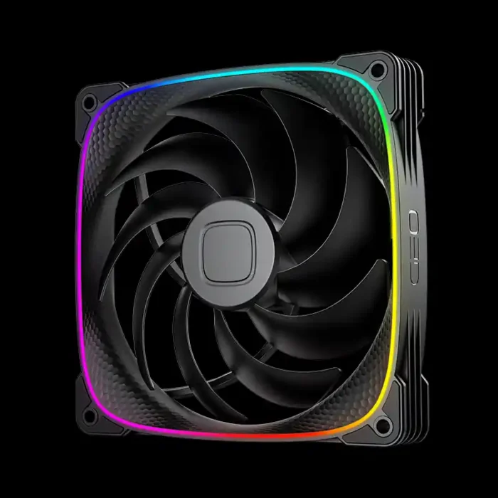 kit-3-fans-squama-2503b-14b-rgb-preto-imagem-1-fundo-preto Fan 140mm Geometric Future Squama 2503B-14 ARGB Preto