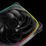Fan 140mm Geometric Future 2503R-14B Reverse ARGB Preto - Imagem 4