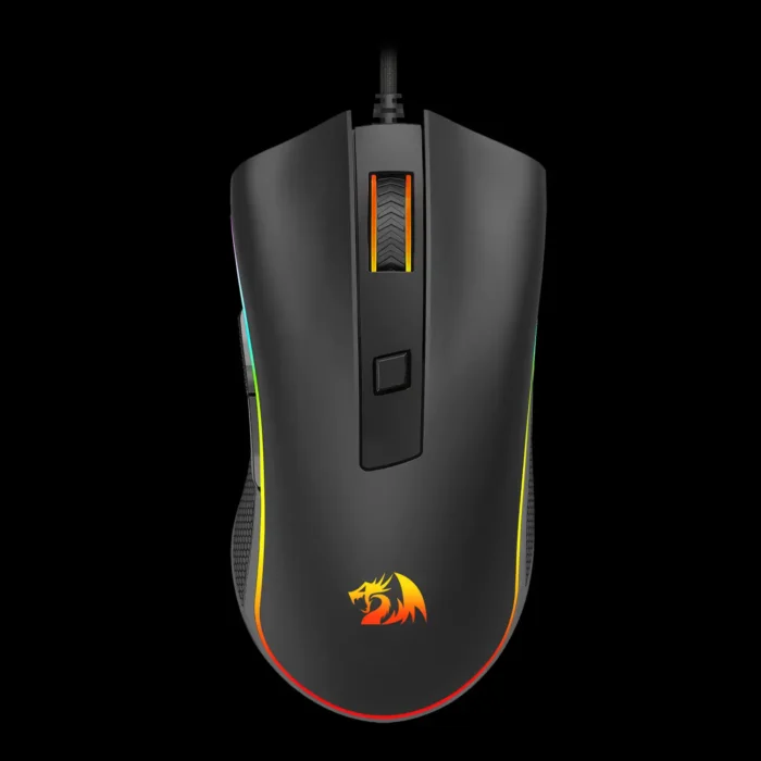 m611-rgb-cobra-cypher-lite-rgb-preto-imagem-1-fundo-preto Mouse Gamer Redragon Cobra Cypher Lite RGB 12800 DPI - Imagem 1