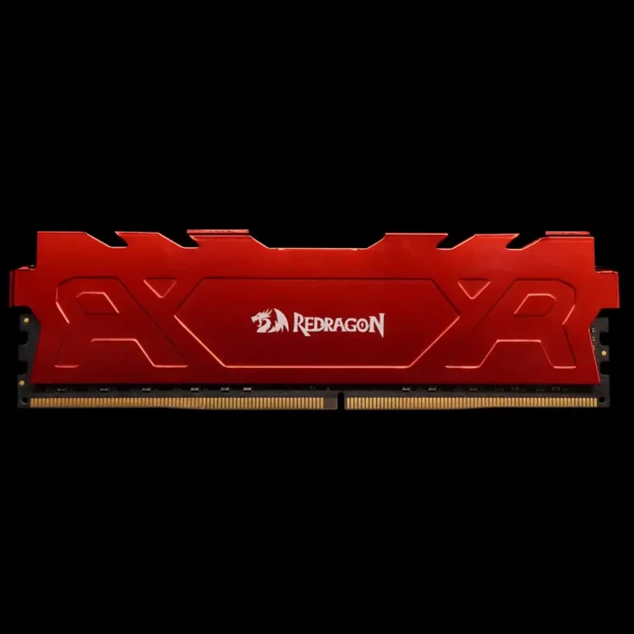 memoria-ddr4-redragon-rage-3200mhz-vermelha-imagem-1-fundo-preto Redragon Rage 8GB 3200MHz CL16 Vermelho