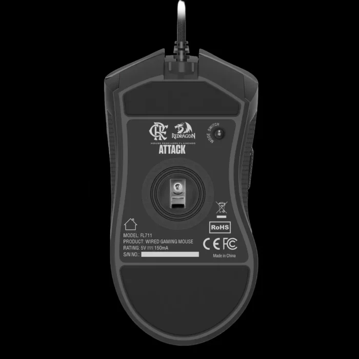 Kit Gamer Redragon Flamengo Teclado Mouse e Mousepad - Imagem 5