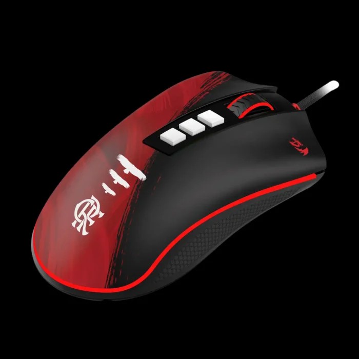 Kit Gamer Redragon Flamengo Teclado Mouse e Mousepad - Imagem 4