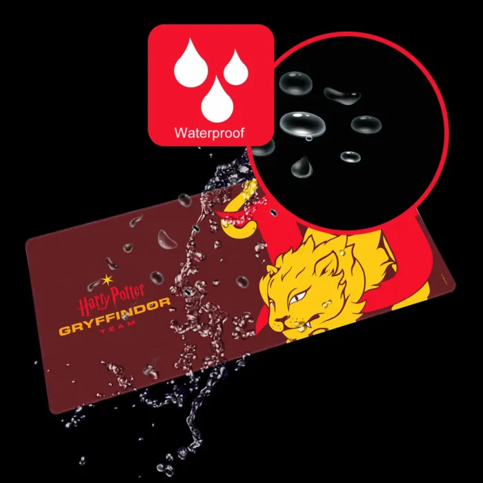 MousePad Redragon Harry Potter Gryffindor 900x400mm Vermelho Speed - Imagem 4