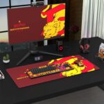 MousePad Redragon Harry Potter Gryffindor 900x400mm Vermelho Speed - Imagem 6