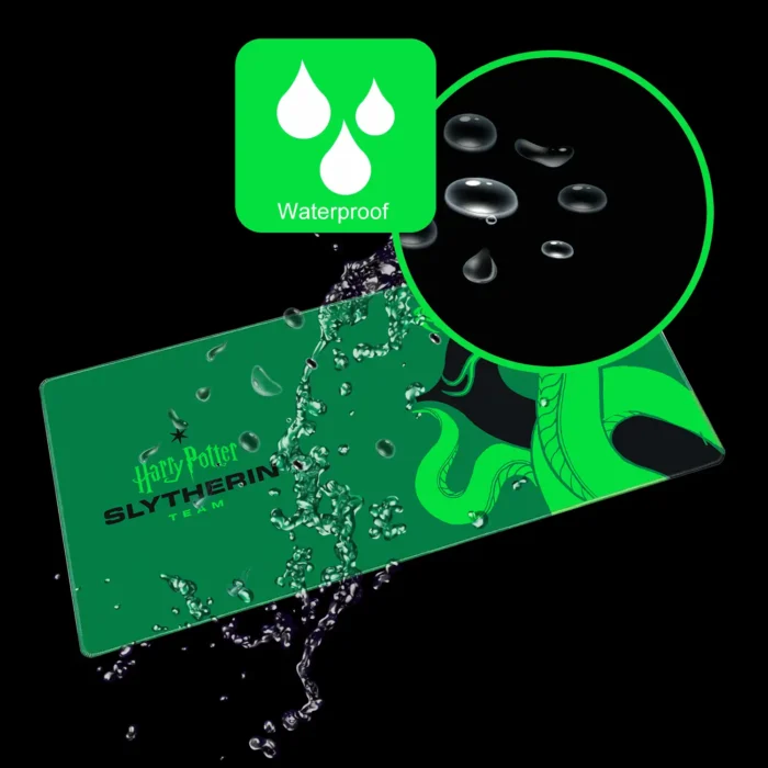 MousePad Redragon Harry Potter Slytherin 900x400mm Verde Speed - Imagem 5